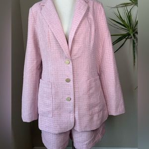 Main Strip Suit Jacket & matching Shorts set from Walker Rose Boutique —Medium
